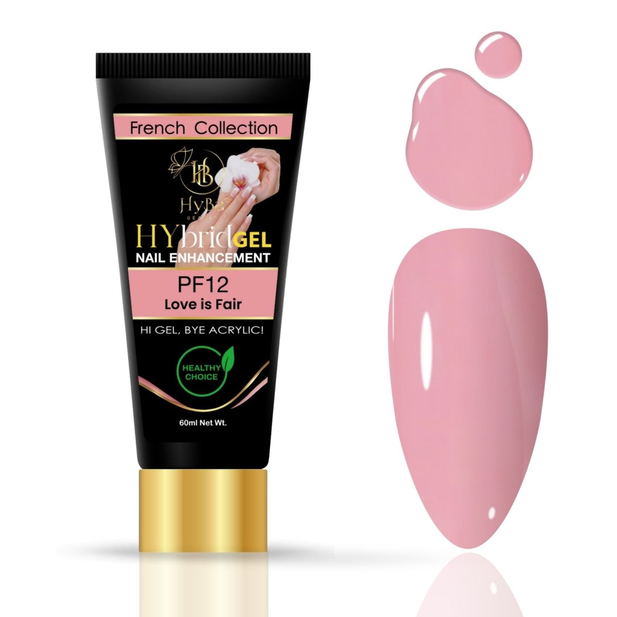 Hybrid Gel Professional Nail Polish- HyGEL 60ml / #PF12 Love Is Fair Pink