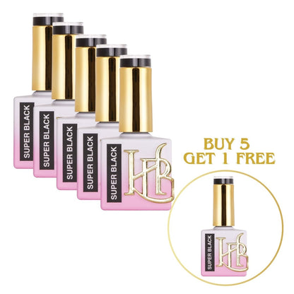 SUPER BLACK Gel Polish - 20ML Single Bottle Listing