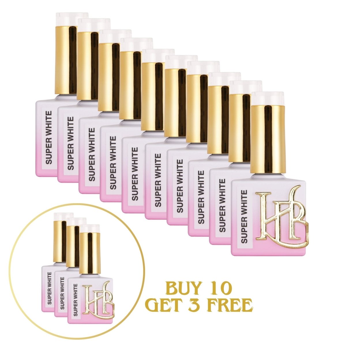 SUPER WHITE Gel Polish -20ML Single Bottle Listing