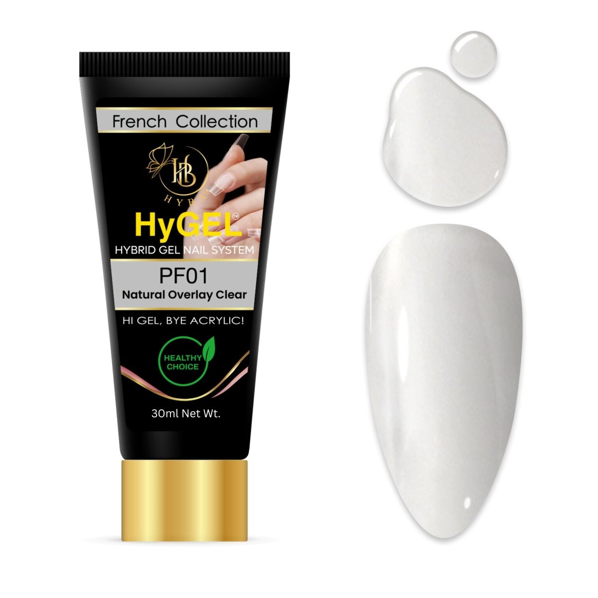 HyGEL® HYBRID DIY Home or Professional Gel Nail System - Ready Kit #1