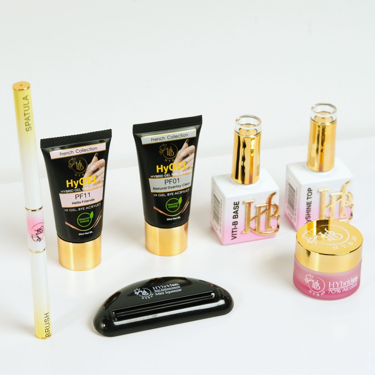 HyGEL® HYBRID DIY Home or Professional Gel Nail System - Ready Kit #1