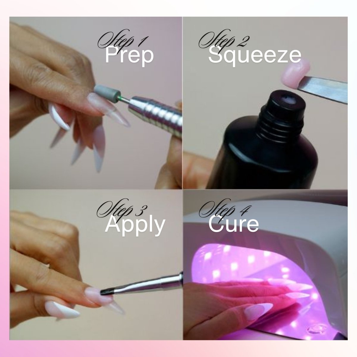 HyGEL® HYBRID DIY Home or Professional Gel Nail System - Ready Kit #1