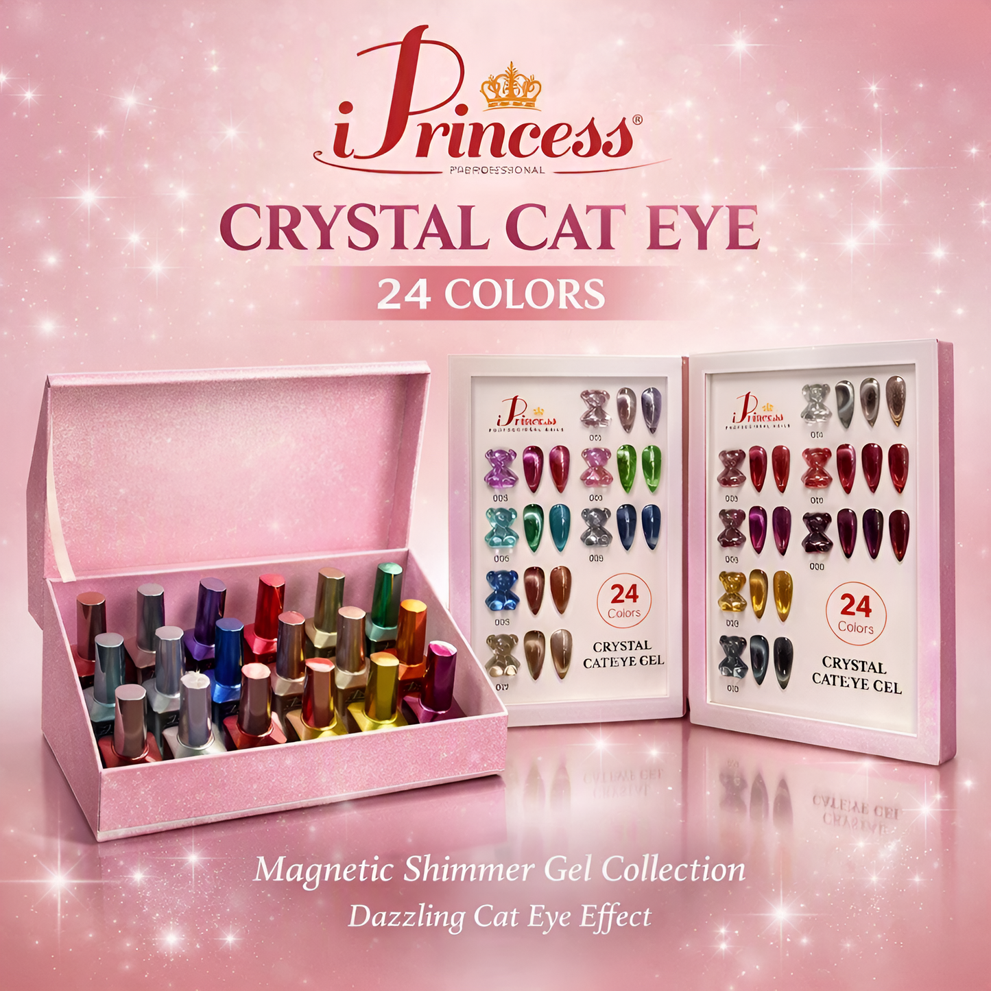 IPRINCESS CRYSTAL CAT EYE COLLECTION 1 - 24 COLOR