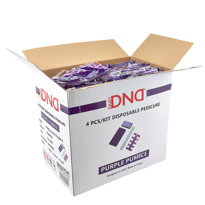 DND PURPLE PEDICURE KIT (200PCS/CASE)