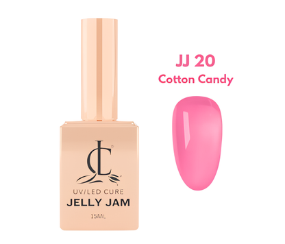 JELLY JAM TRANSPARENT GEL - SET 20 COLORS