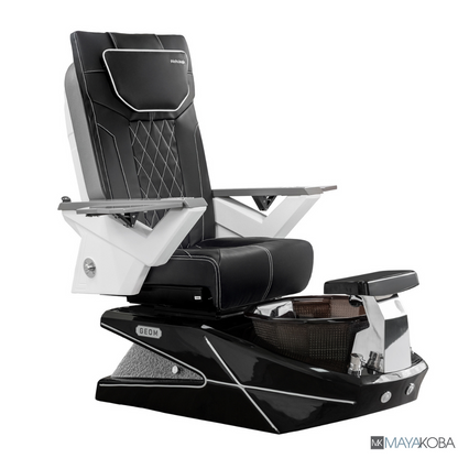 BLACK - GEOM II PEDICURE SPA WITH FX CHAIR TOP