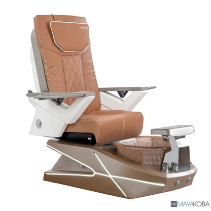 CAPPUCCINO - GEOM II PEDICURE SPA WITH FX CHAIR TOP