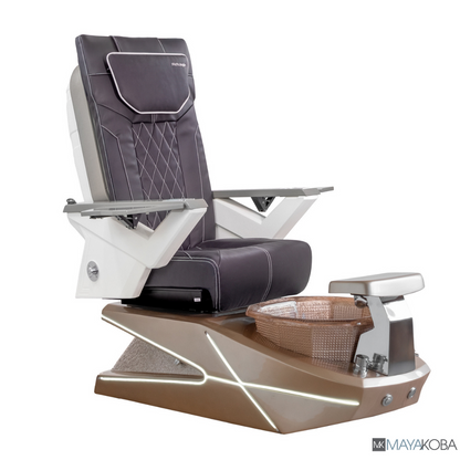 CHOCOLATE - GEOM II PEDICURE SPA WITH FX CHAIR TOP