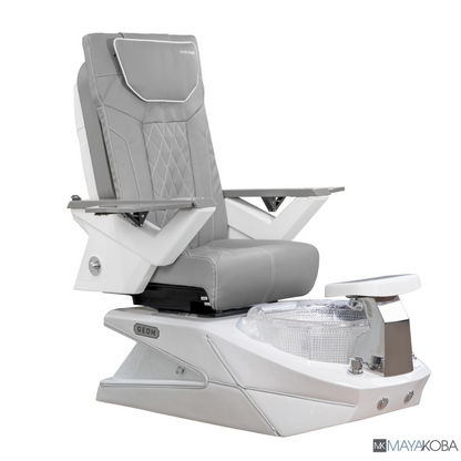 GREY - GEOM II PEDICURE SPA WITH FX CHAIR TOP