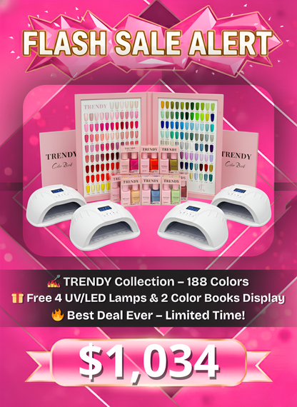 TRENDY COLLECTION 188 COLORS - DUO GEL & LACQUER