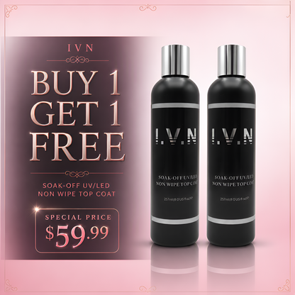 IVN NO CEANSE GEL TOP COAT - BUNDLE DEAL