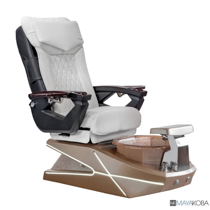 CHAMPAGNE BASE - GEOM II PEDICURE SPA WITH LX CHAIR TOP