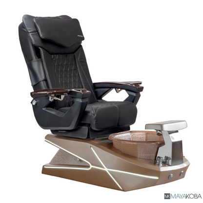 CHAMPAGNE BASE - GEOM II PEDICURE SPA WITH LX CHAIR TOP