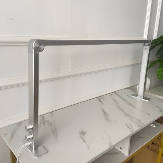 SILVER SQUARE FOLDABLE LIGHT FOR NAIL DESK