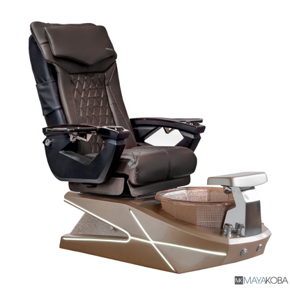 CHAMPAGNE BASE - GEOM II PEDICURE SPA WITH LX CHAIR TOP