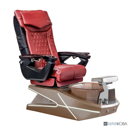 CHAMPAGNE BASE - GEOM II PEDICURE SPA WITH LX CHAIR TOP