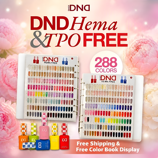 DND DUO HEMA & TPO FREE COLLECTION - 288 COLORS