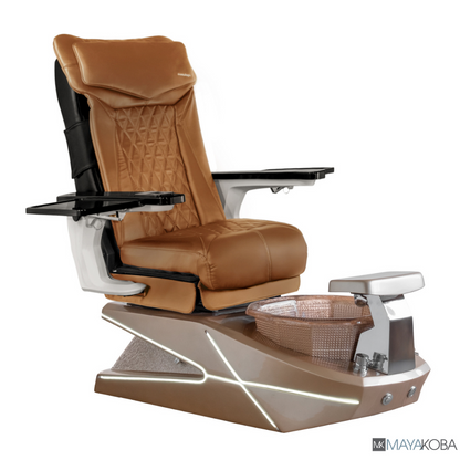 CHAMPAGNE BASE - GEOM II PEDICURE SPA WITH DX CHAIR TOP