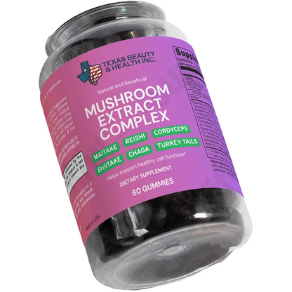 MindFuel Mushroom Gummies | 10X Fruiting Body Extract Blend | Daily Wellness Supplement