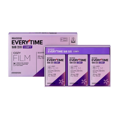 [Jung Kwan Jang] Korean Red Ginseng Extract Every Time Film Comfy (300mg*20 Sheets)