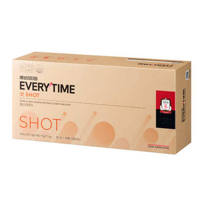 [Jung Kwan Jang] Korean Red Ginseng Extract EVERY TIME SHOT 20ml*50ea