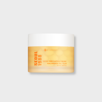 K-SECRET SEOUL 1988 CAPSULE CREAM : NIACINAMIDE 5% + YUJA 50ml