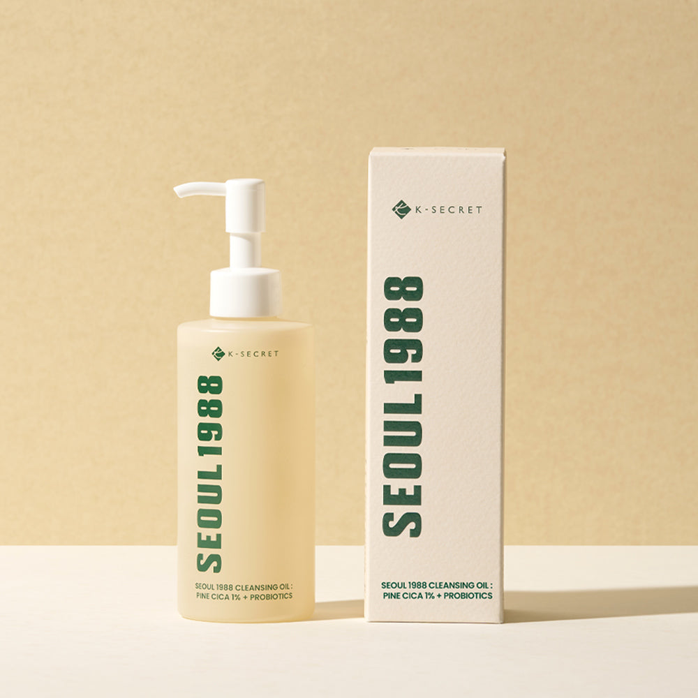 K-SECRET SEOUL 1988 Cleansing Oil : Pine Cica 1% + Probiotics 200ml