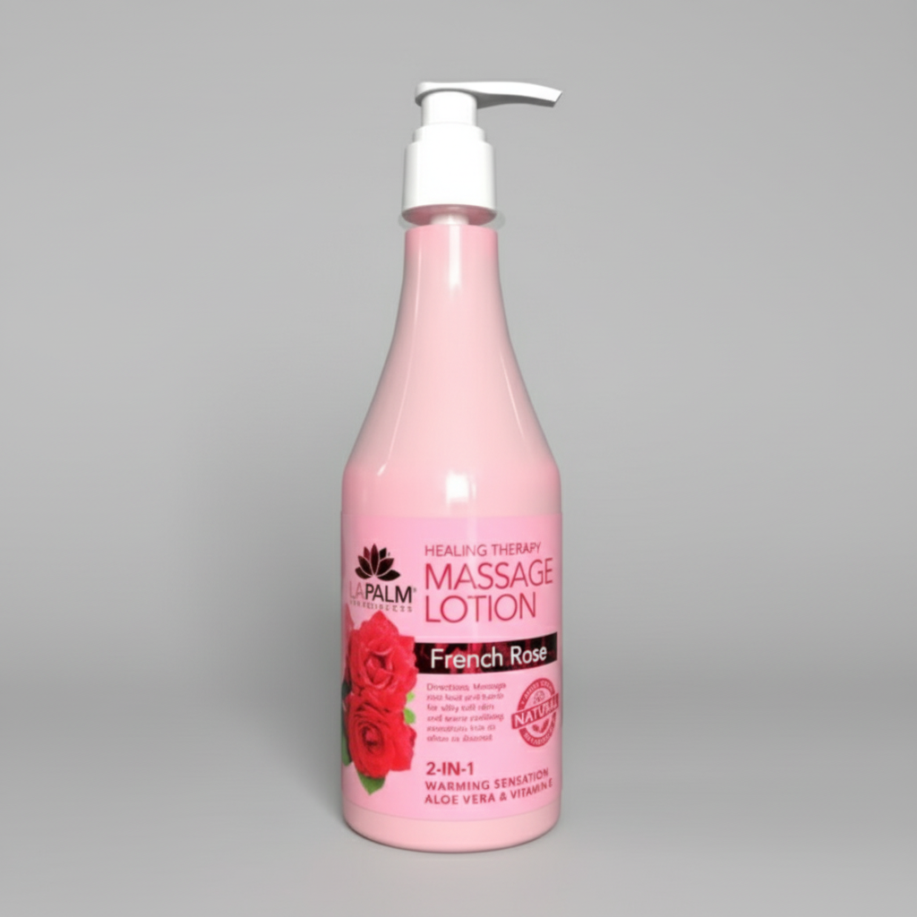 LAPALM COLLAGEN MASSAGE LOTION 8OZ. - FRENCH ROSE