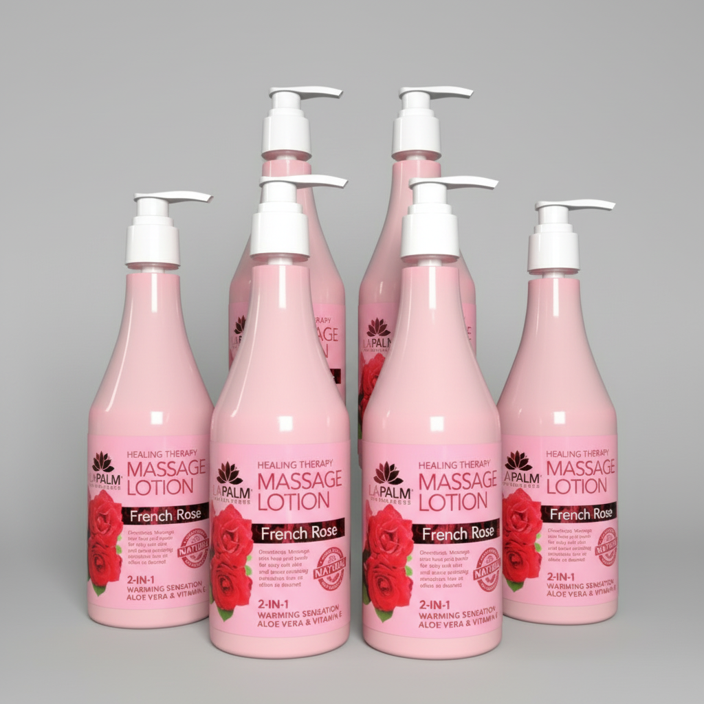 LAPALM COLLAGEN MASSAGE LOTION 8OZ. - FRENCH ROSE