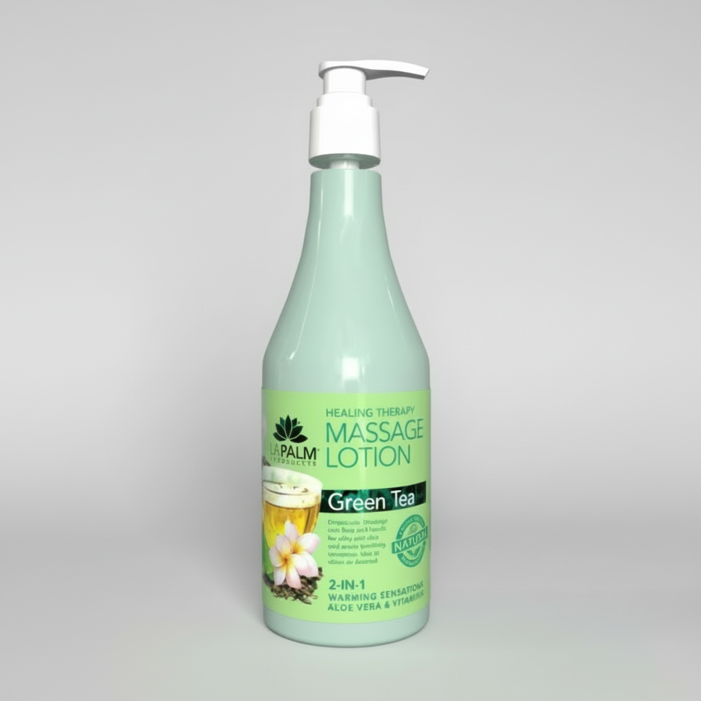 LAPALM COLLAGEN MASSAGE LOTION 8OZ. - GREEN TEA