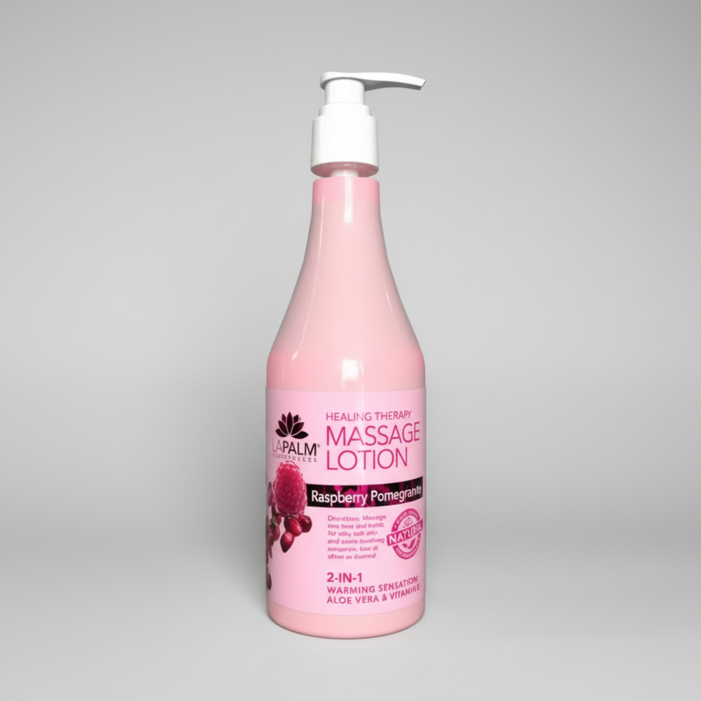 LAPALM COLLAGEN MASSAGE LOTION 8OZ. - RASPBERRY POMEGRANATE