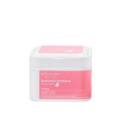 [MARY & MAY] Hyaluronic Panthenol Hydra Mask 400g (30ea)