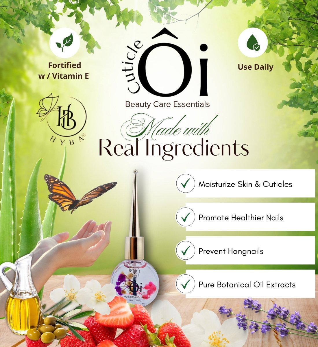 1 Set Essential Cuticle Oils - (Includes: 12 Scents / 12 Bottles)
