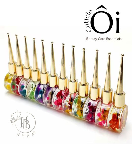 1 Set Essential Cuticle Oils - (Includes: 12 Scents / 12 Bottles)