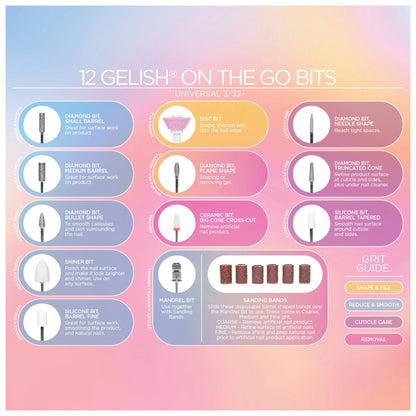 GELISH MINI ON THE GO ELECTRIC NAIL FILE