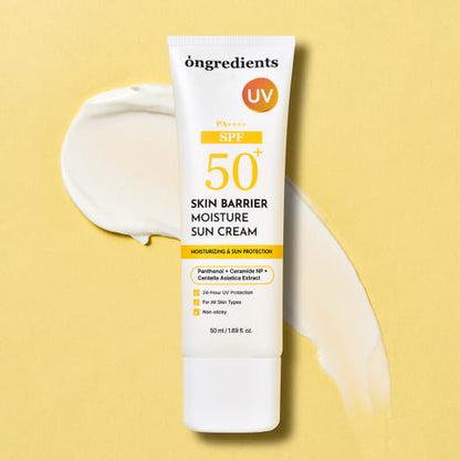 ongredients Skin Barrier Moisture Sun Cream SPF50+ PA++++ 50ml
