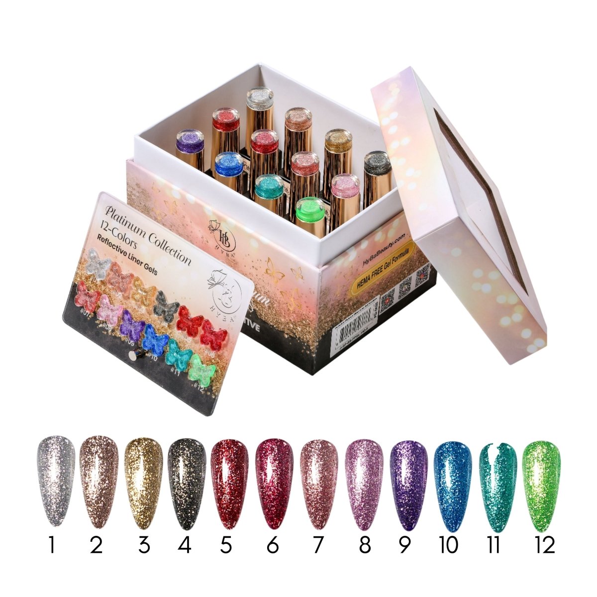 PLATINUM Liner Gel Box Set - 12 Colors