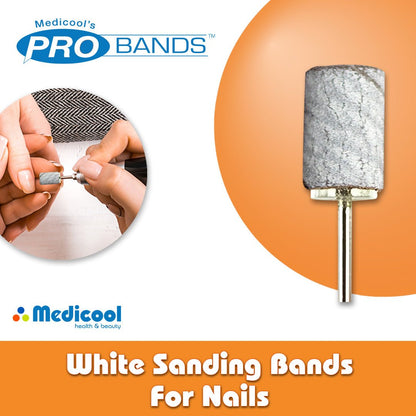 MEDICOOL WHITE SANDING BAND (100PCS/BOX)