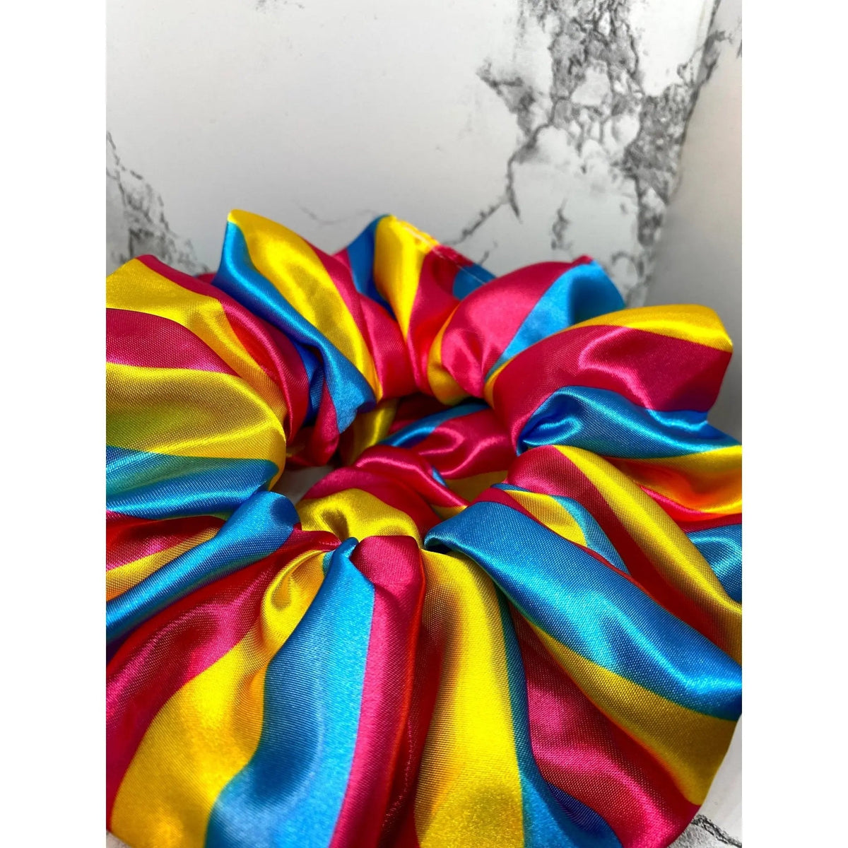 Pansexual Pride Flag Silk Scrunch
