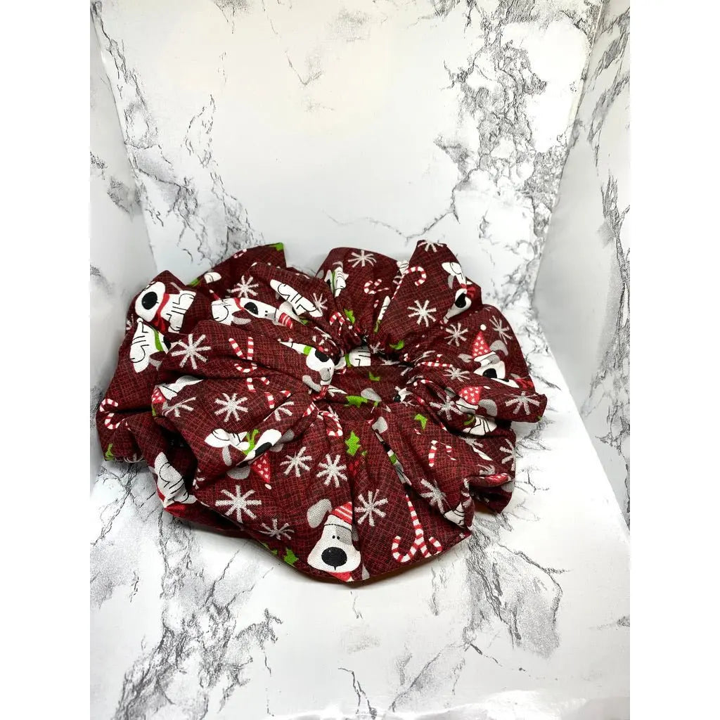 Red Christmas Dog Scrunch