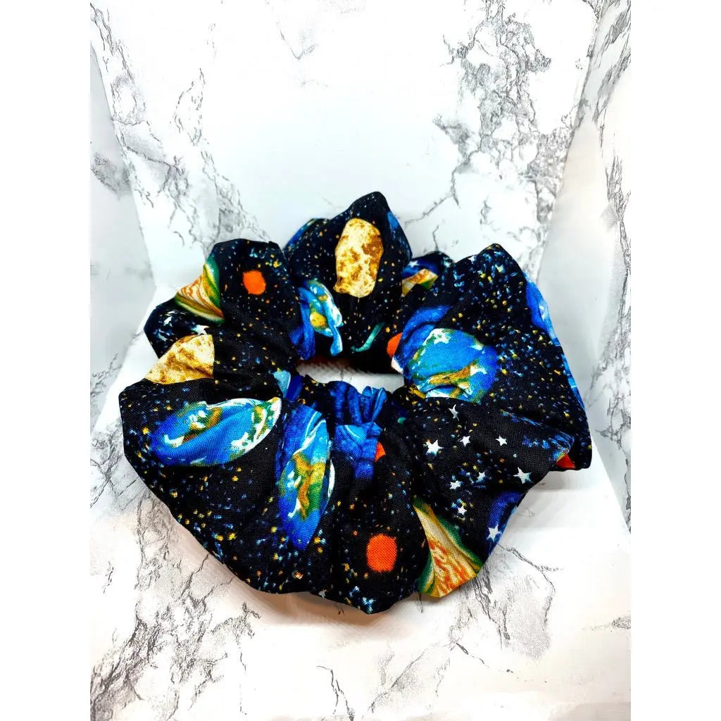 Black Planet Galaxy Scrunchie