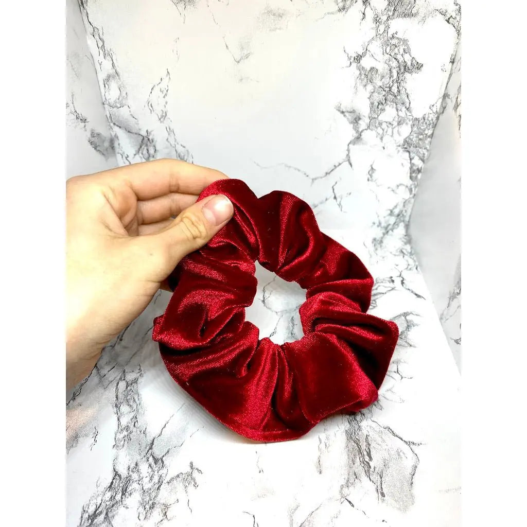 Mini Red Velvet Scrunchie