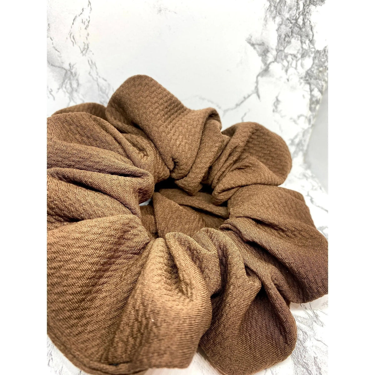 Brown Bullet Scrunchie