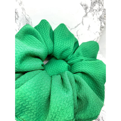 Green Bullet Scrunchie