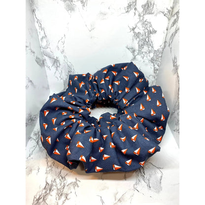 Navy Boat Summer Scrunchie