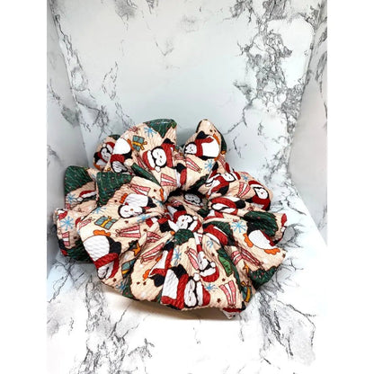 Christmas Penguins Bullet Scrunchie