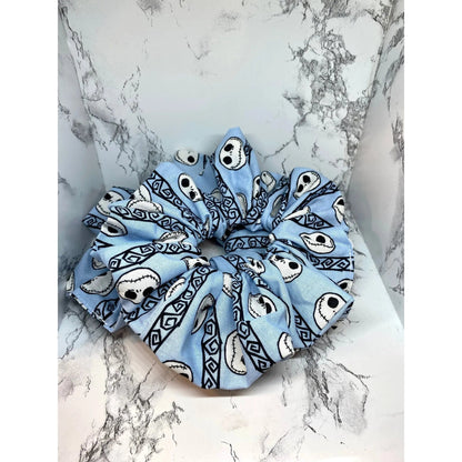 Light Blue Nightmare Before Christmas Scrunch