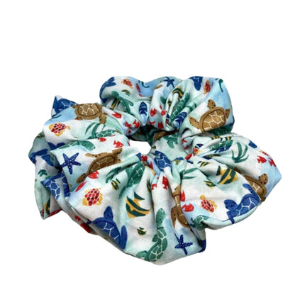 Coral Reef Fish Summer Scrunchie