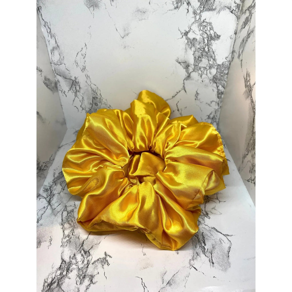 Gold Silk Scrunchie