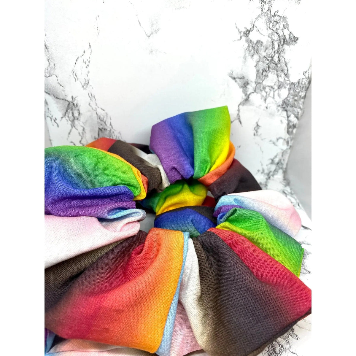 Ombre Flag Rainbow Scrunchie